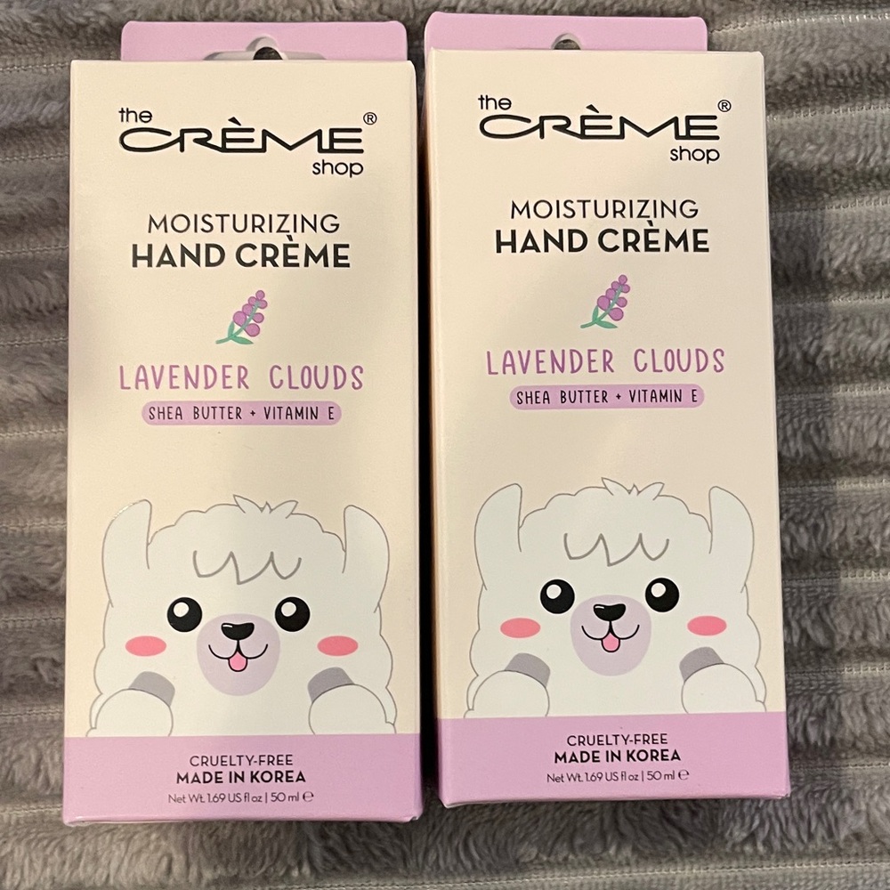 The Crème Shop Lavender Clouds Hand Crème - Purple lot of two -